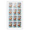 Comic Book Frame with Mat for 12 Golden Age Comics Published Between 1938 and 1956 - White Wood Comic Frame With White Mat for 7.75x10.5 Comics - 29x50.5 Frame Size